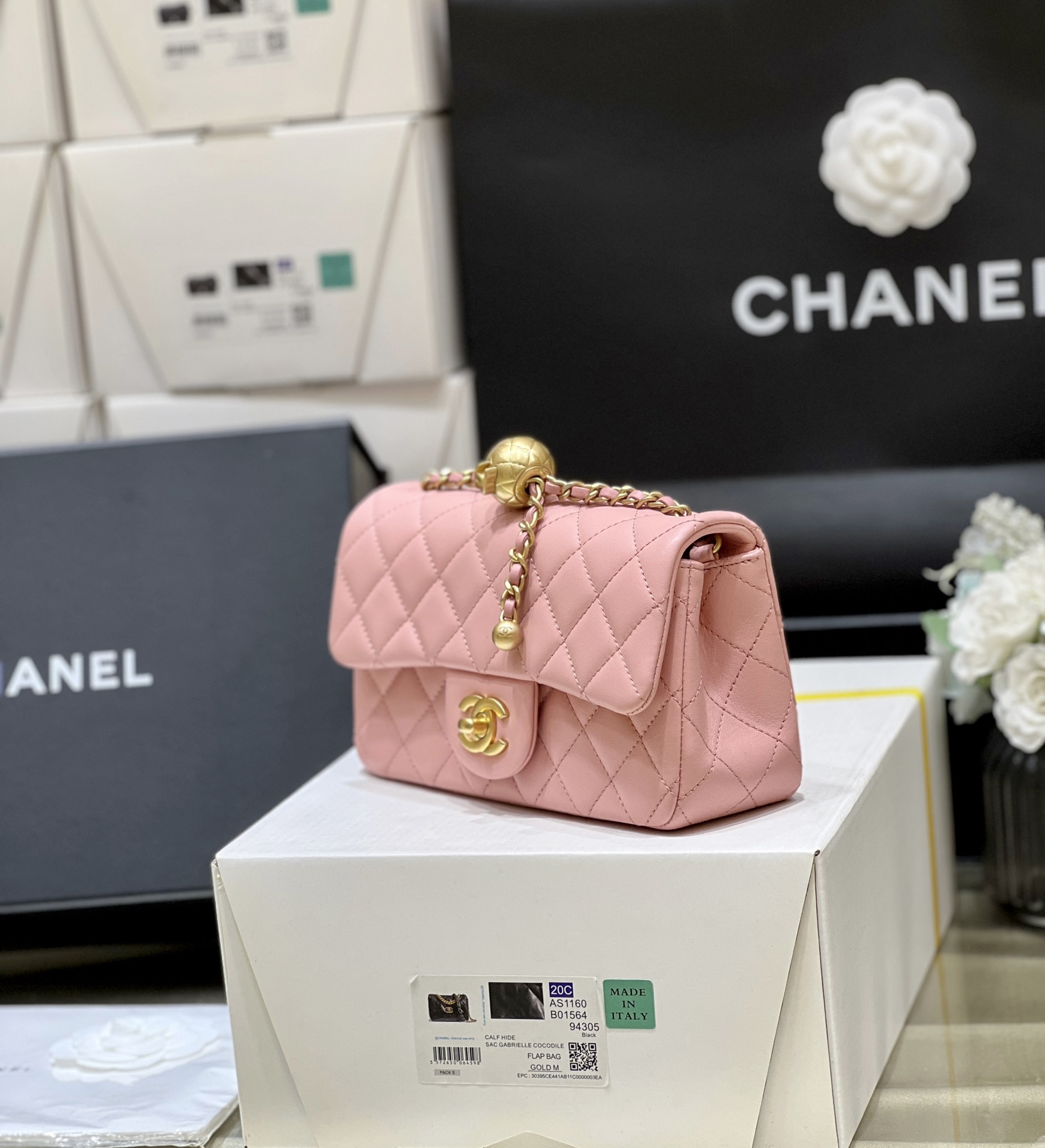 Túi Xách CF Mini Màu Hồng AS1787 