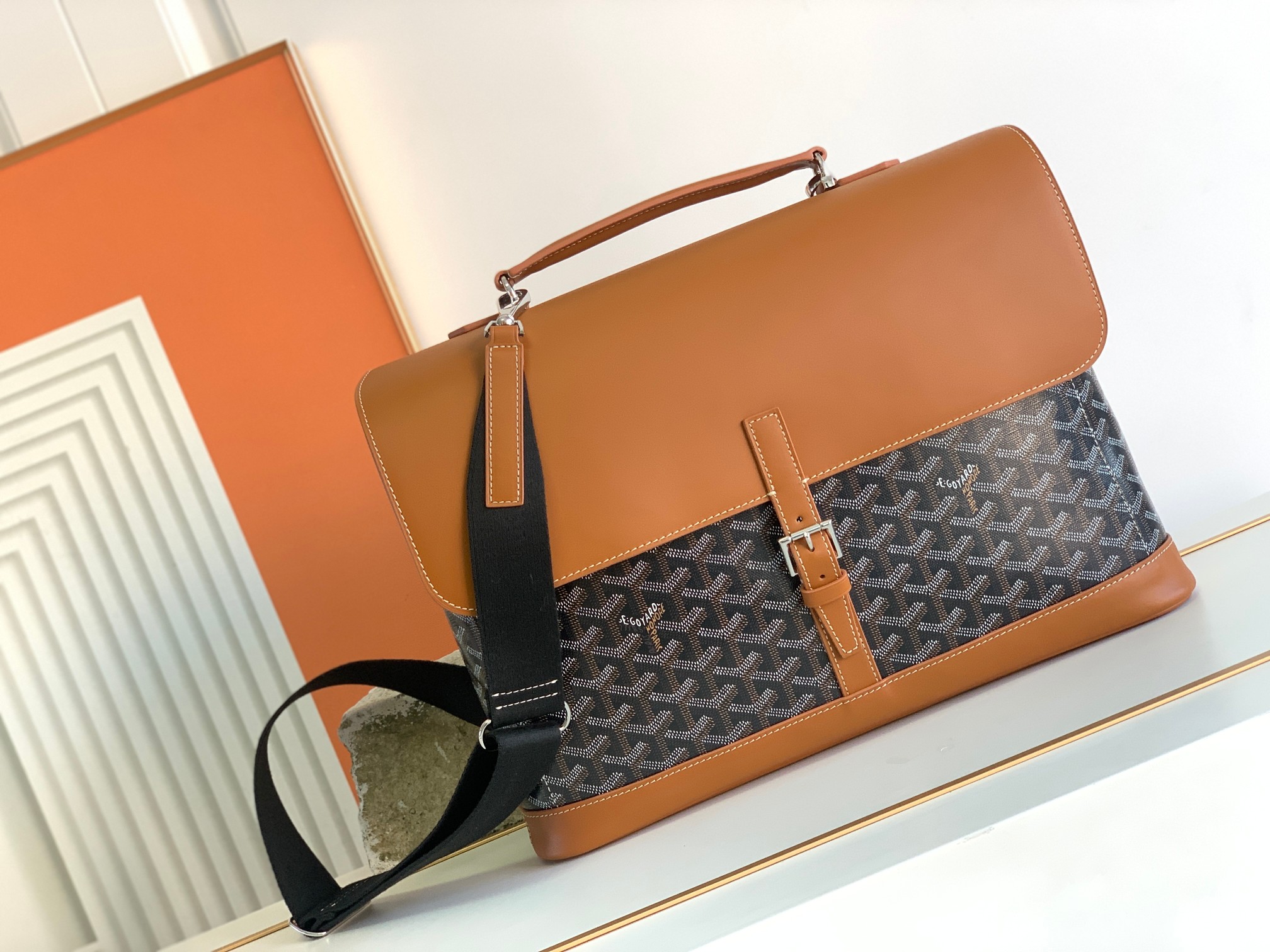 goyard citadin 8029-1 (brown)