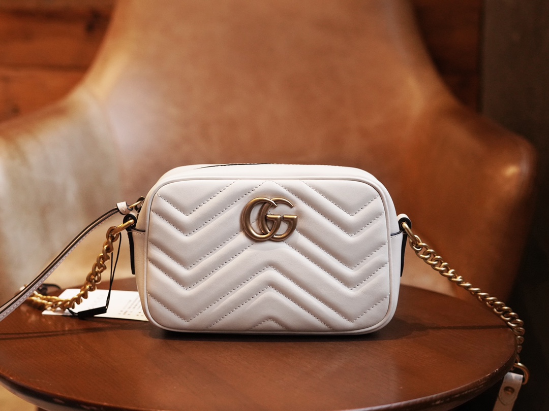 Mini sac GG Marmont 448065 (white)