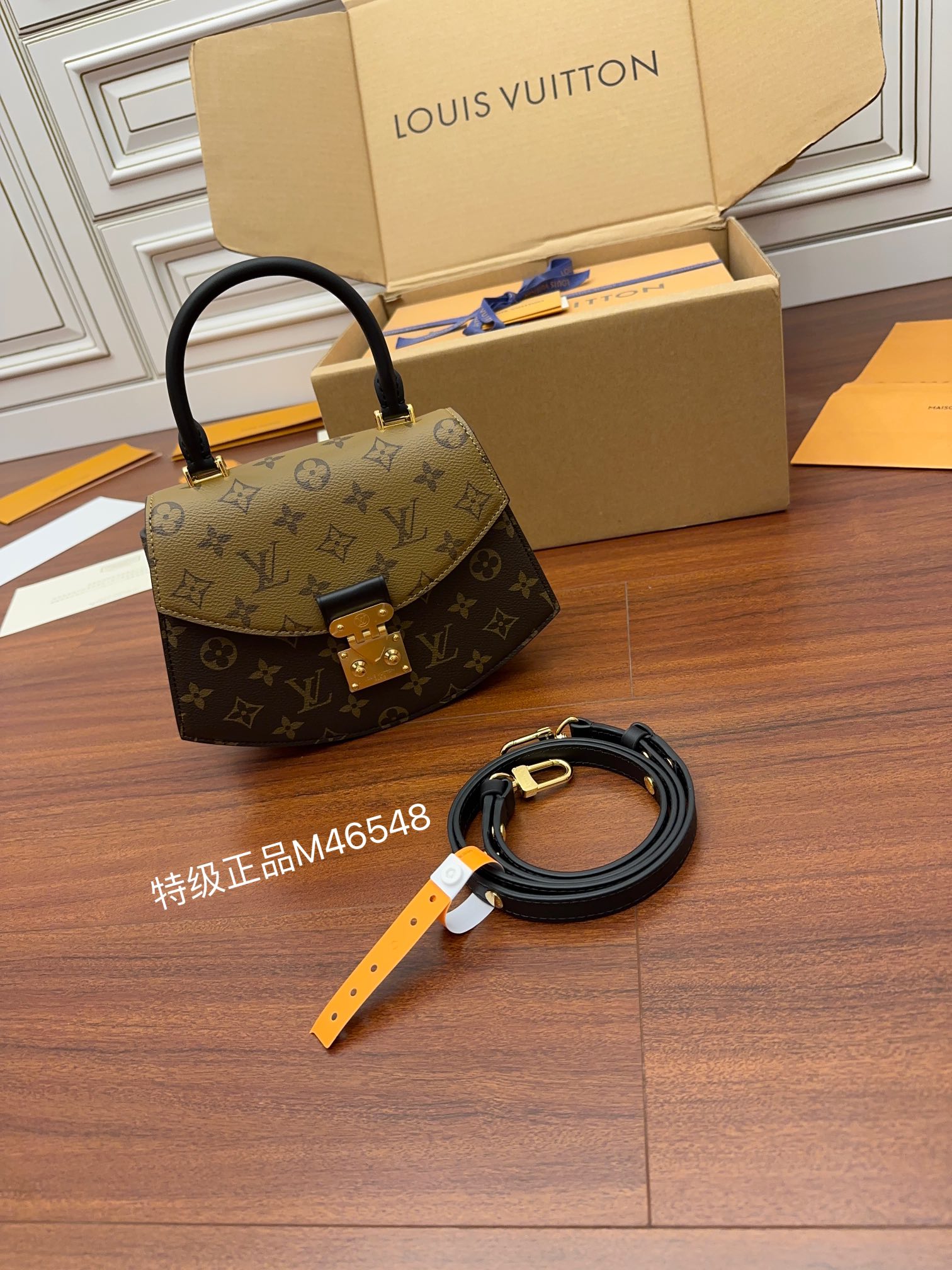 Túi Xách Tay Nữ Louis Vuitton LV Tilsitt Other Monogram Canvas M46548 Màu Nâu N-HM
