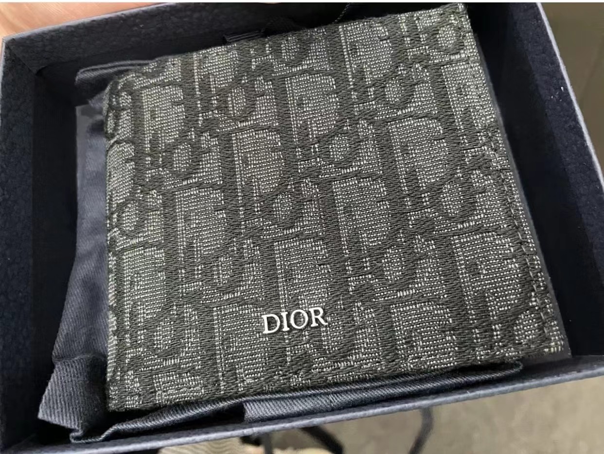 Ví Nam Dior Màu Đen 9955