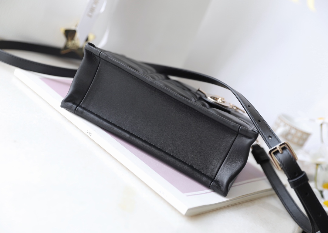 Túi Xách Dior Caro Nữ Màu Đen