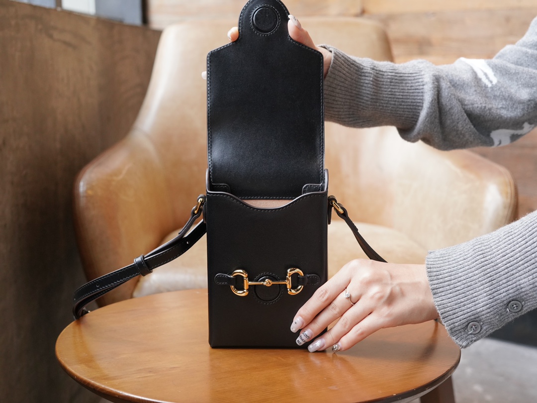 Túi Mini sac Gucci 1955 détail Mors625615 Màu Đen 