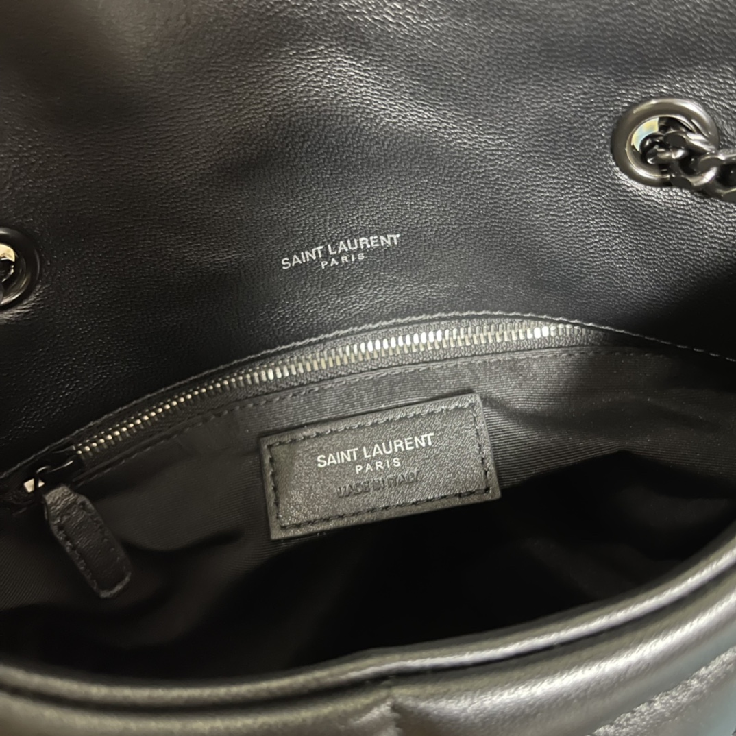 Túi Xách YSL LoulouPuffer 59337 Màu Đen