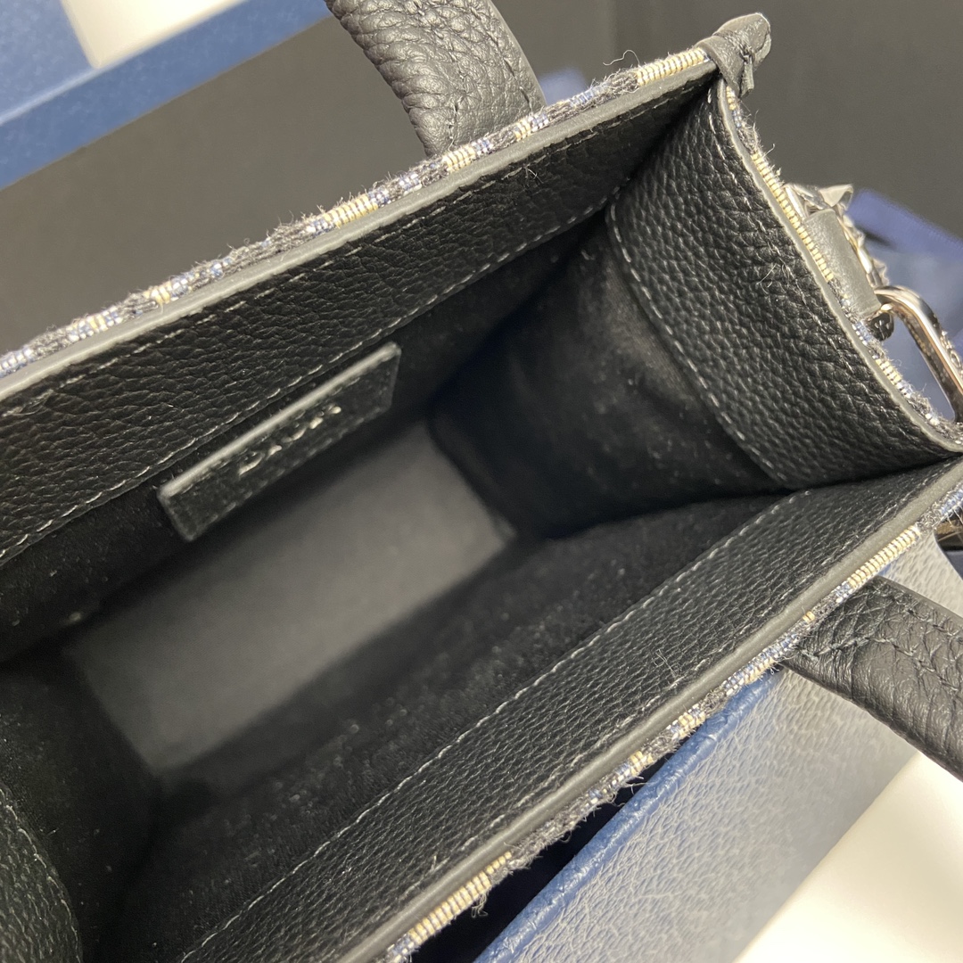 Túi xách Dior Oblique nam màu trắng 9234 