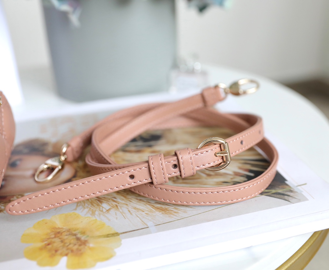 Túi Xách Nữ Lady Dior Mini Màu Hồng