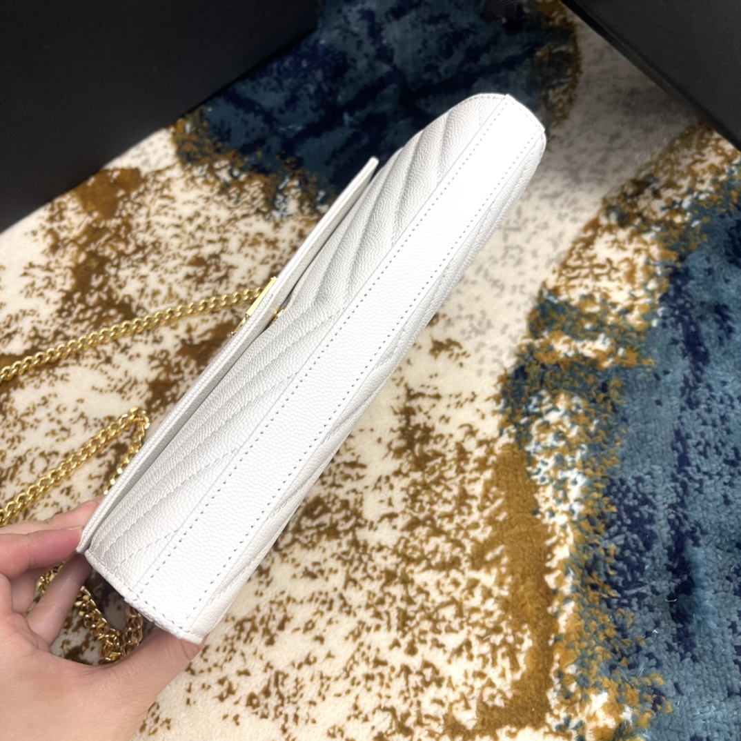 Túi Xách YSL Monogram 360452 Màu Trắng