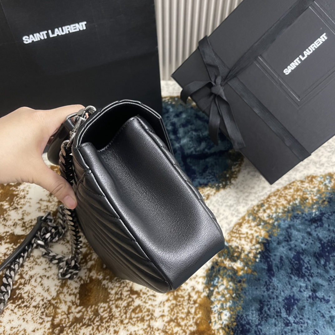YSL Mormont 392737 (Black-silver)
