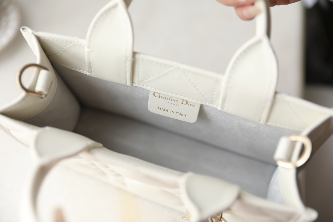 Túi Dior Caro Nữ Màu Trắng