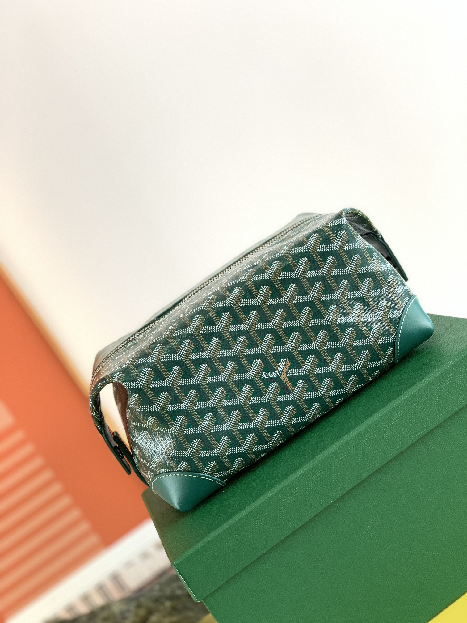 Goyard toilet ecrue bag 8829 (green)