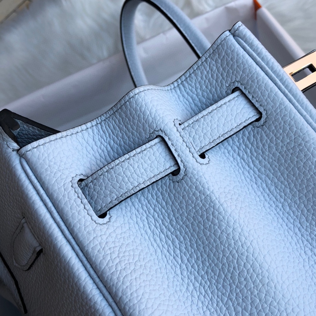 Túi Xách Hermes Birkin Màu Xanh Dương