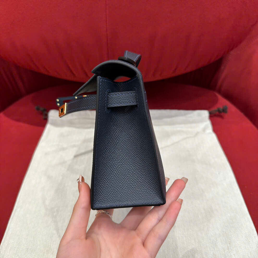 Túi Hermes Kelly Màu xanh 