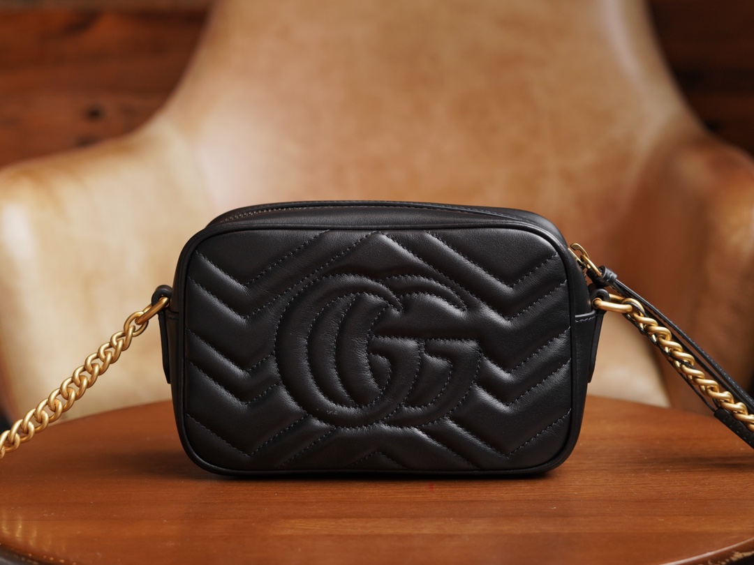 Mini sac GG Marmont 448065 (Black)