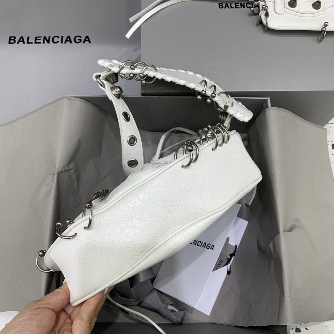 Túi xách nữ BALENCIAGA 180607 màu trắng 