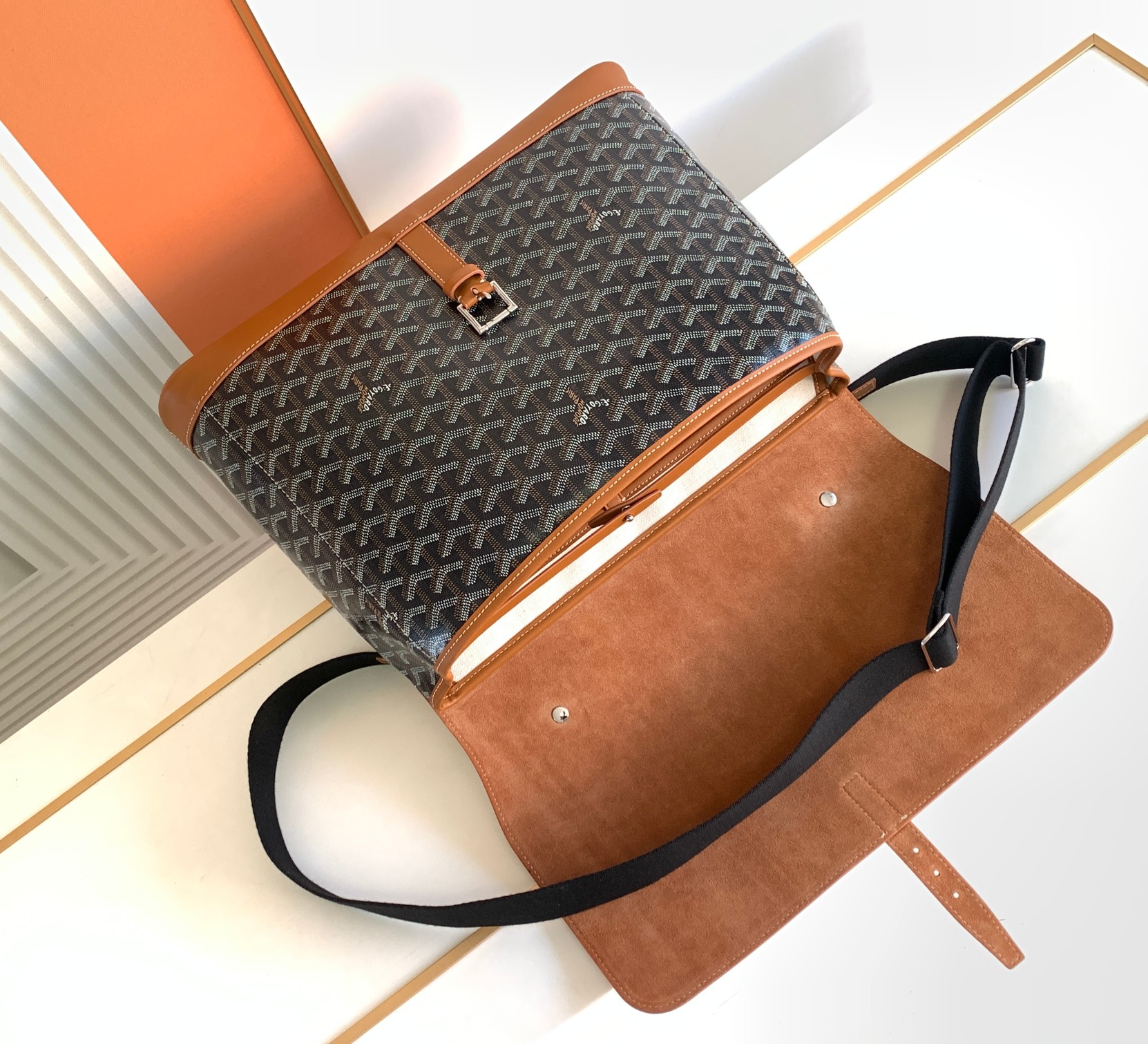 goyard citadin 8029-1 (brown)