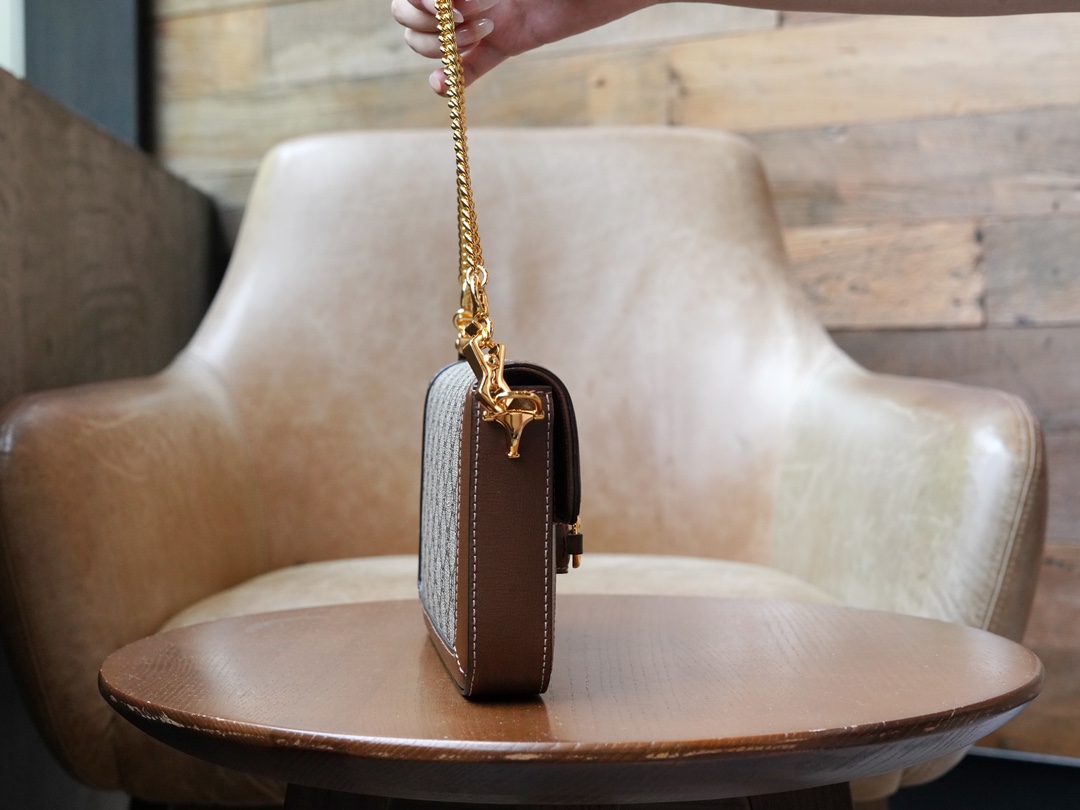 Sac à épaule Gucci Horsebit 1955 petite taille 752002( Logo) 