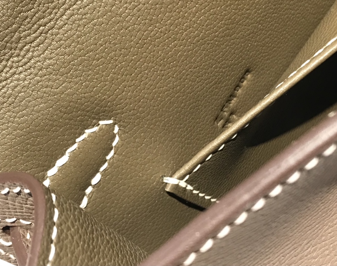 Túi xách hermes mini kelly màu nâu 