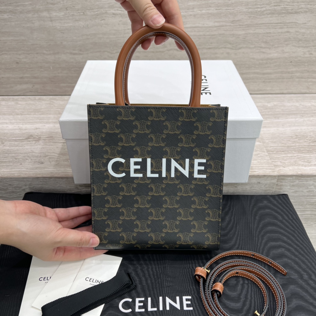 Túi Celine Nữ Cabas 194372 Logo Celine