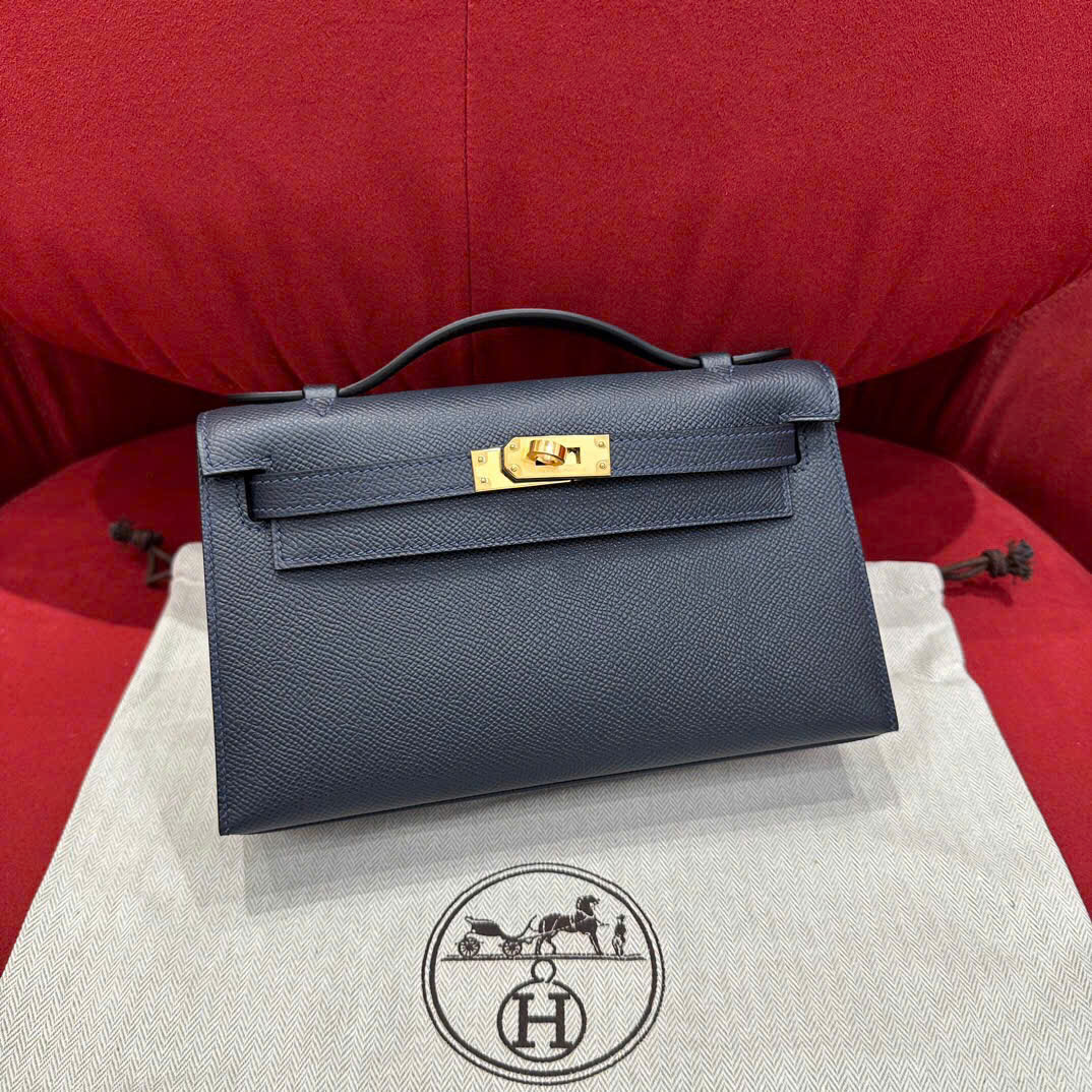 Túi Hermes Kelly Màu xanh 