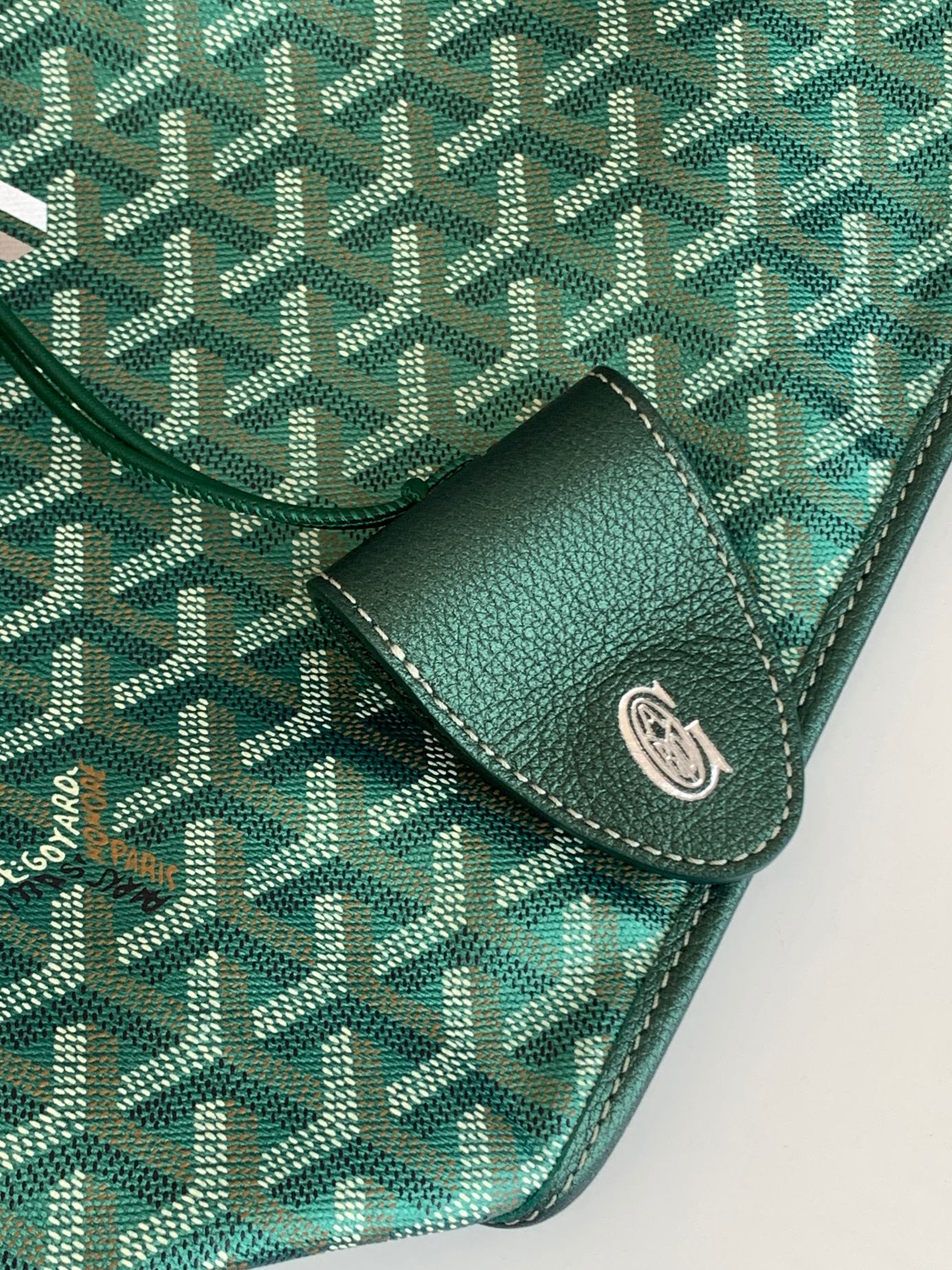 Túi xách Goyard 8003 màu xanh lá 
