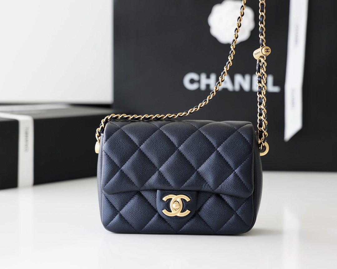 Túi Xách Chanel Flap Màu Đen AS2855