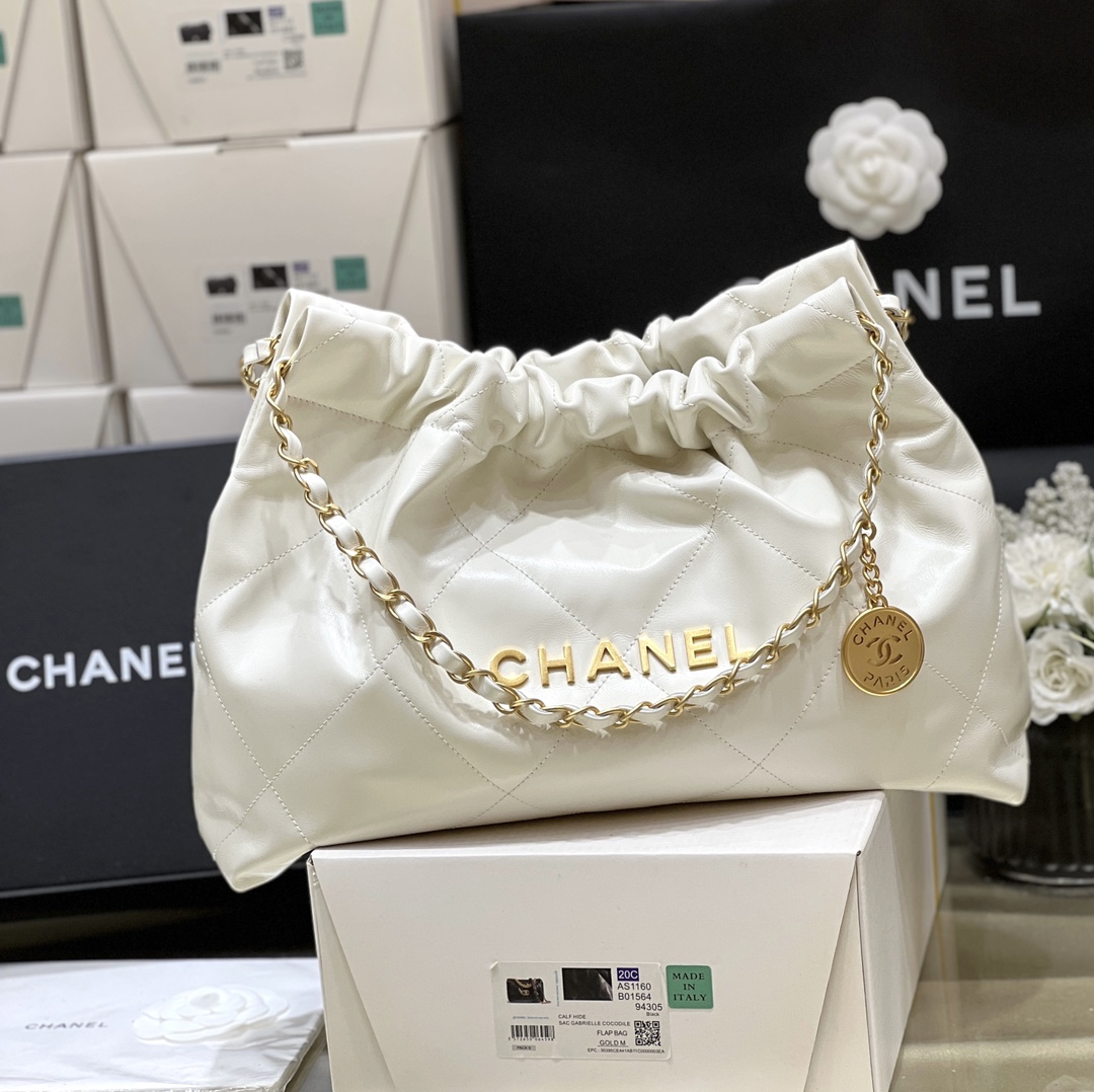 Túi Xách Chanel 22BAG AS4486 Màu Trắng