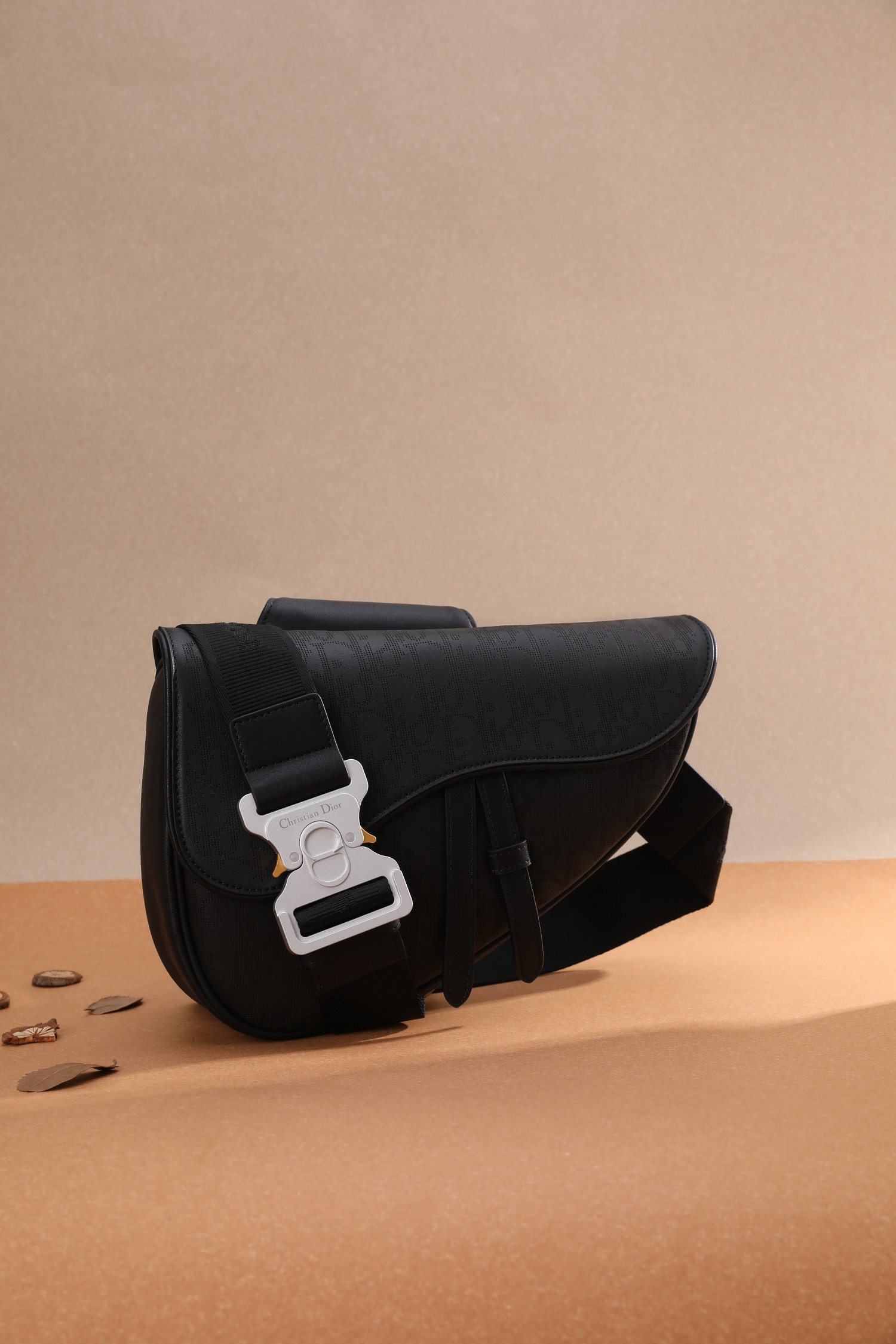 Túi Xách Nam Saddle Dior Oblique Màu Đen 9813