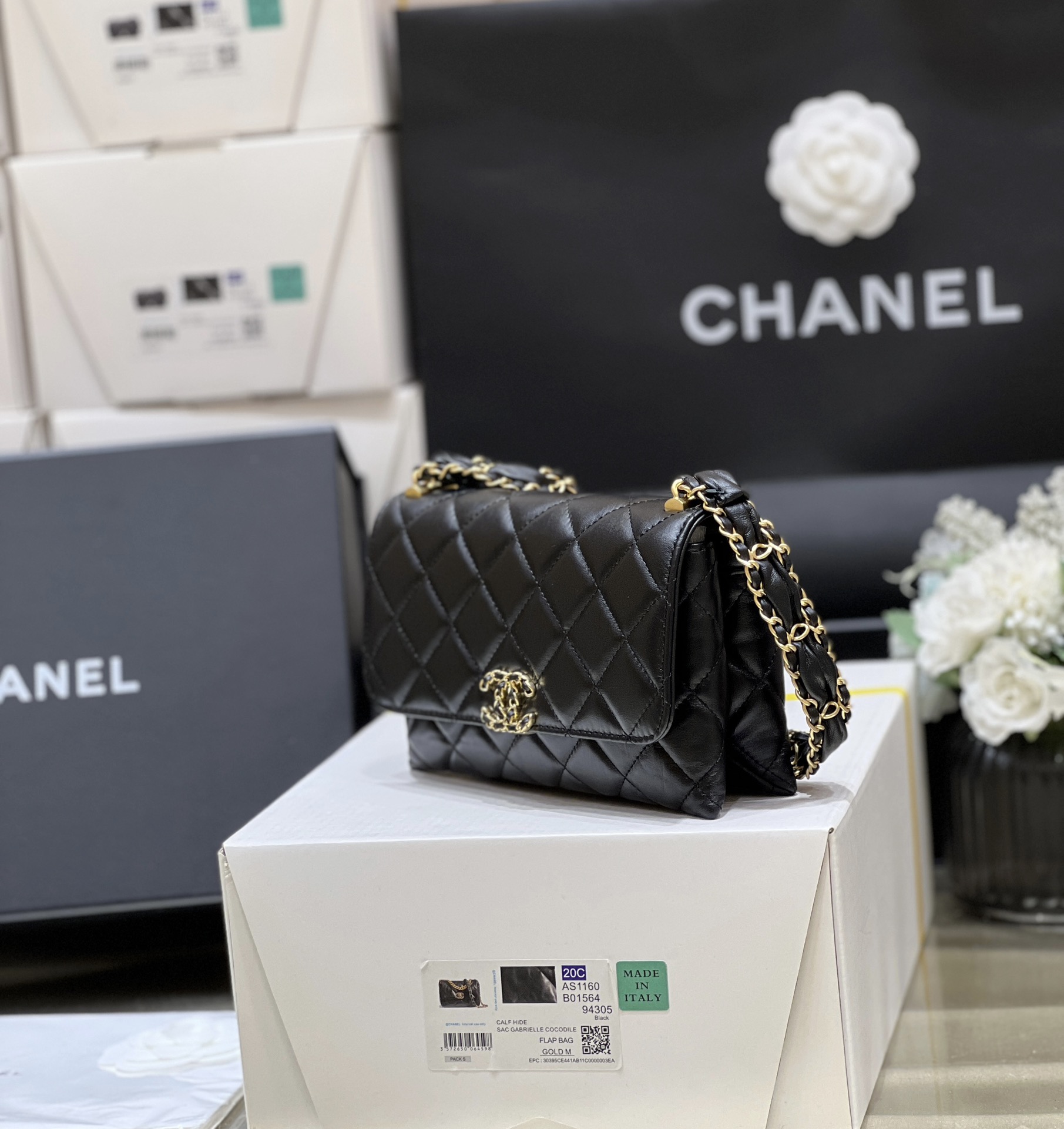 Túi Xách Chanel AP3572 Màu Đen 