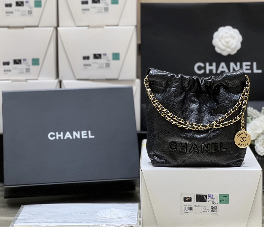 Túi Xách Chanel C22Bag AP3980 Màu Đen