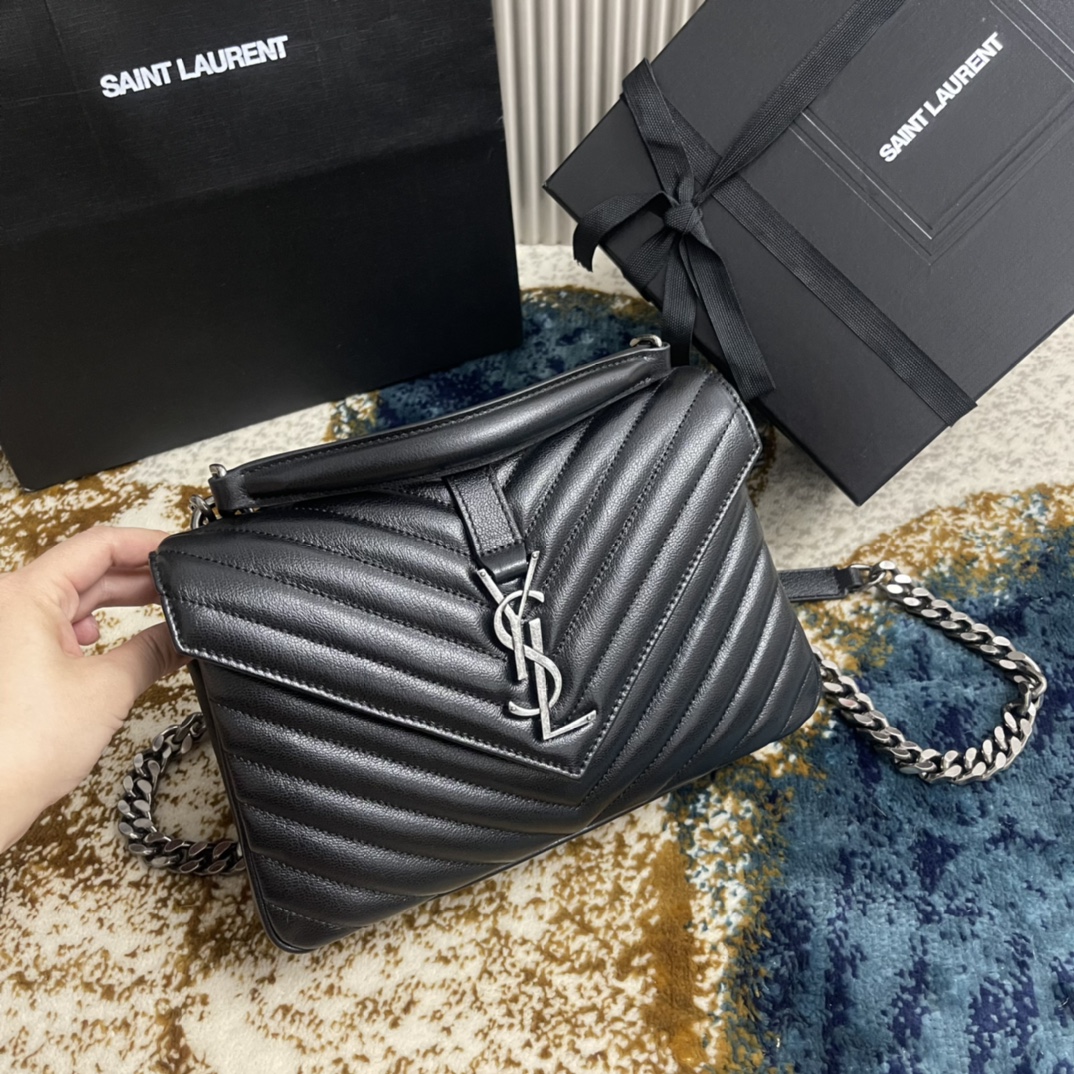 YSL Mormont 392737 (Black-silver)
