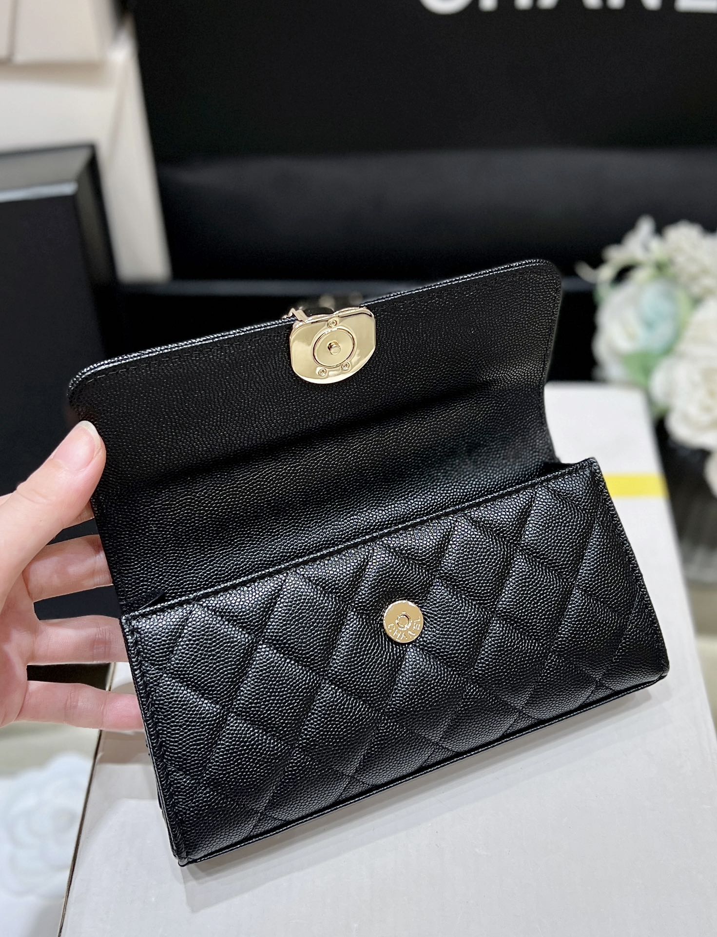 Túi Xách Chanel Kelly AS3238 Màu Đen 
