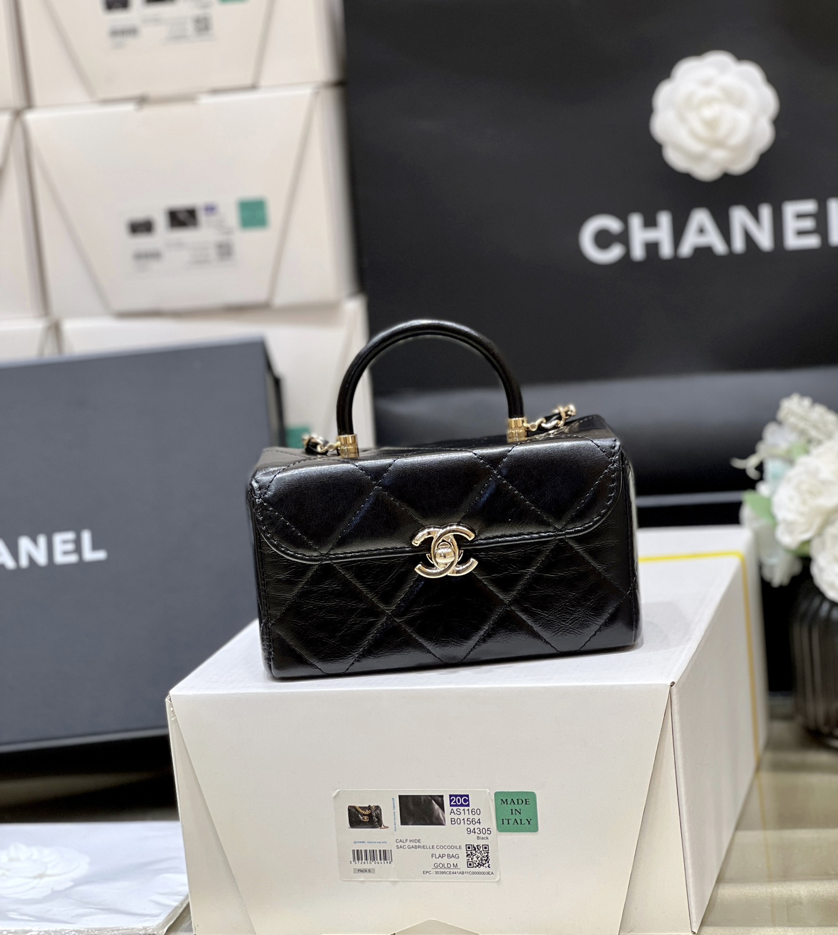 Túi Xách Chanel Bodin AS4469 Màu Đen