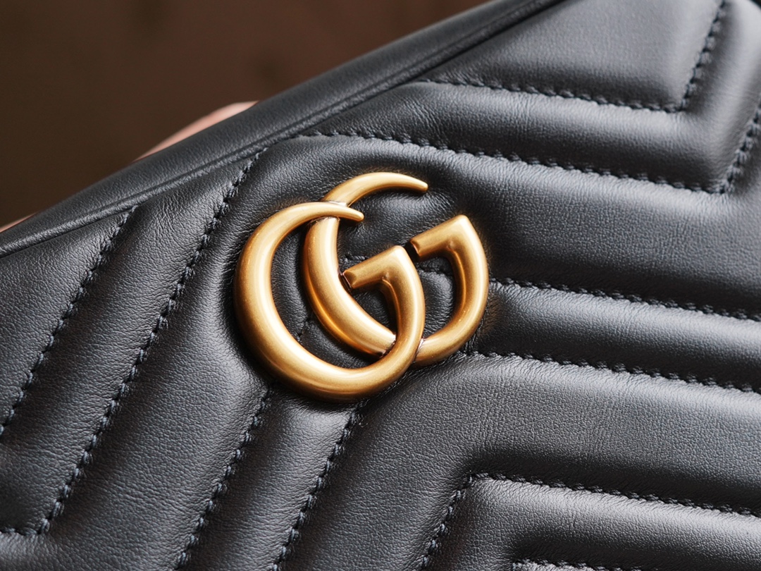 Mini sac GG Marmont 448065 (Black)