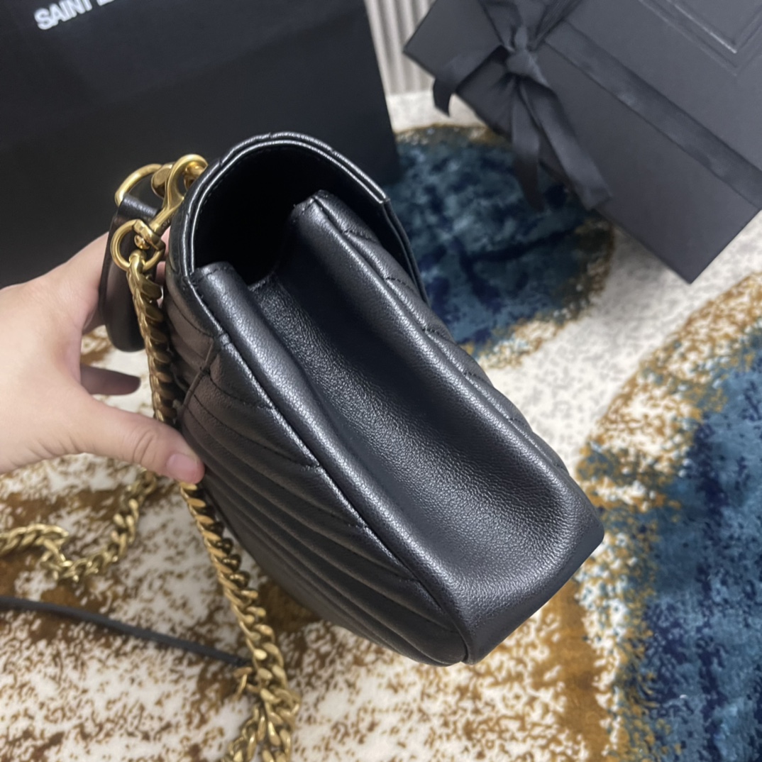 YSL Mormont 392737 (Black-Gold)