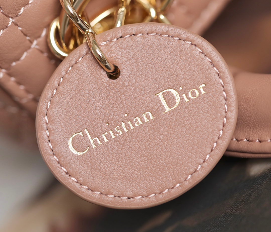 Túi Xách Nữ Lady Dior Mini Màu Hồng