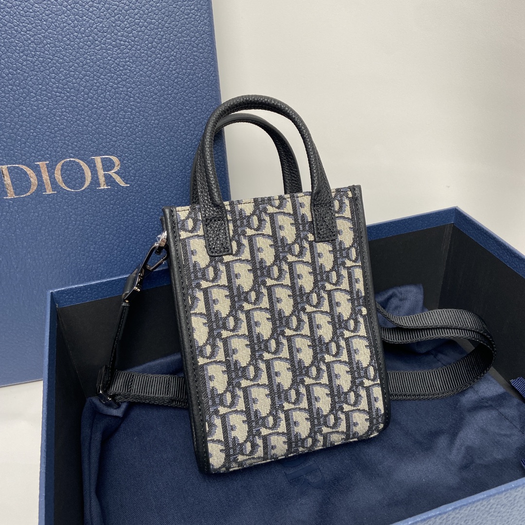 Túi xách Dior Oblique nam màu trắng 9234 