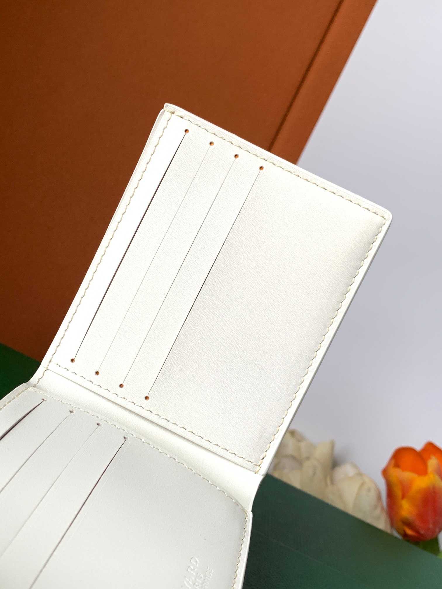 Ví Goyard Victorine 8507 Màu Trắng 