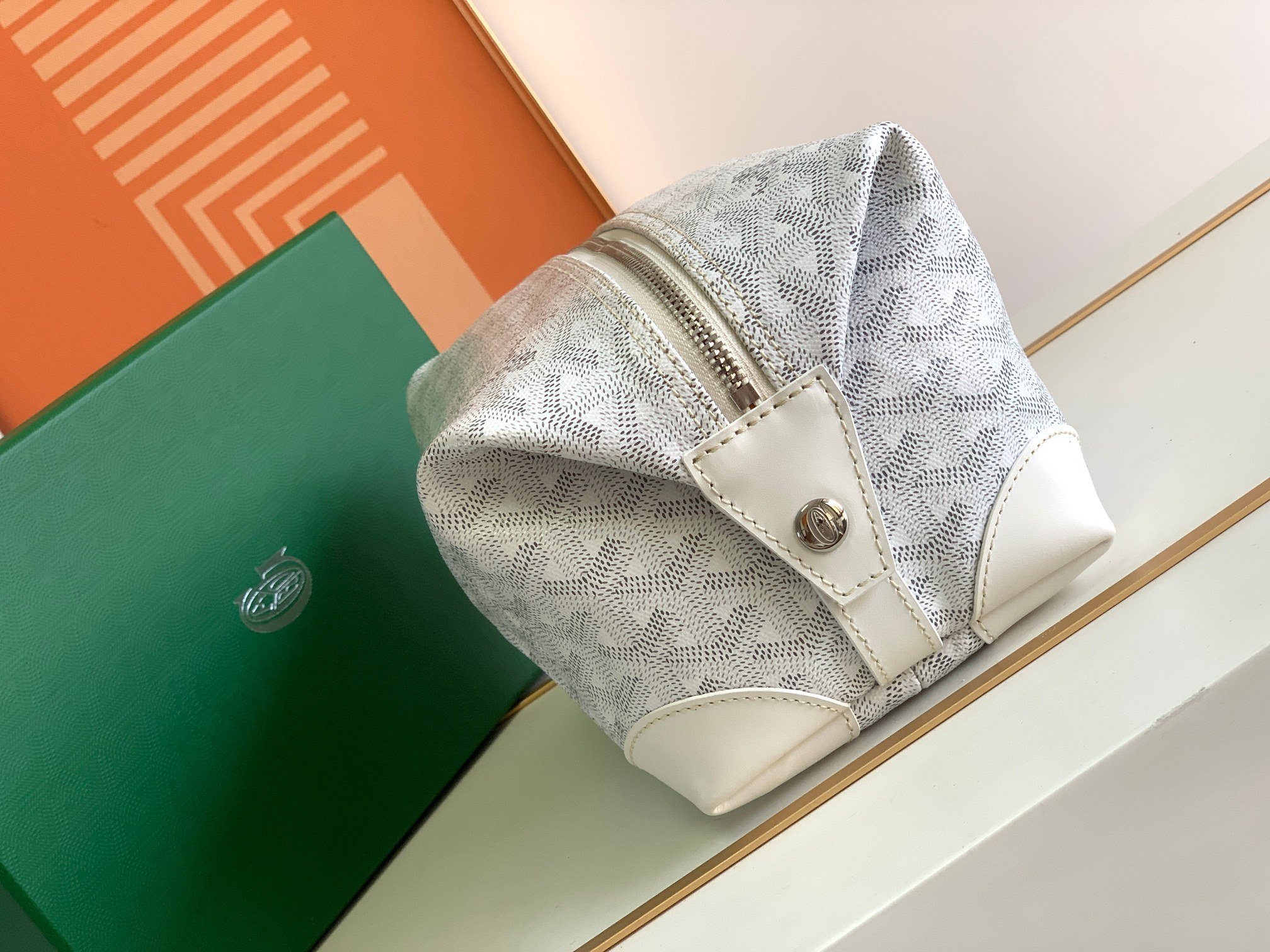 Goyard toilet ecrue bag 8829 (white)