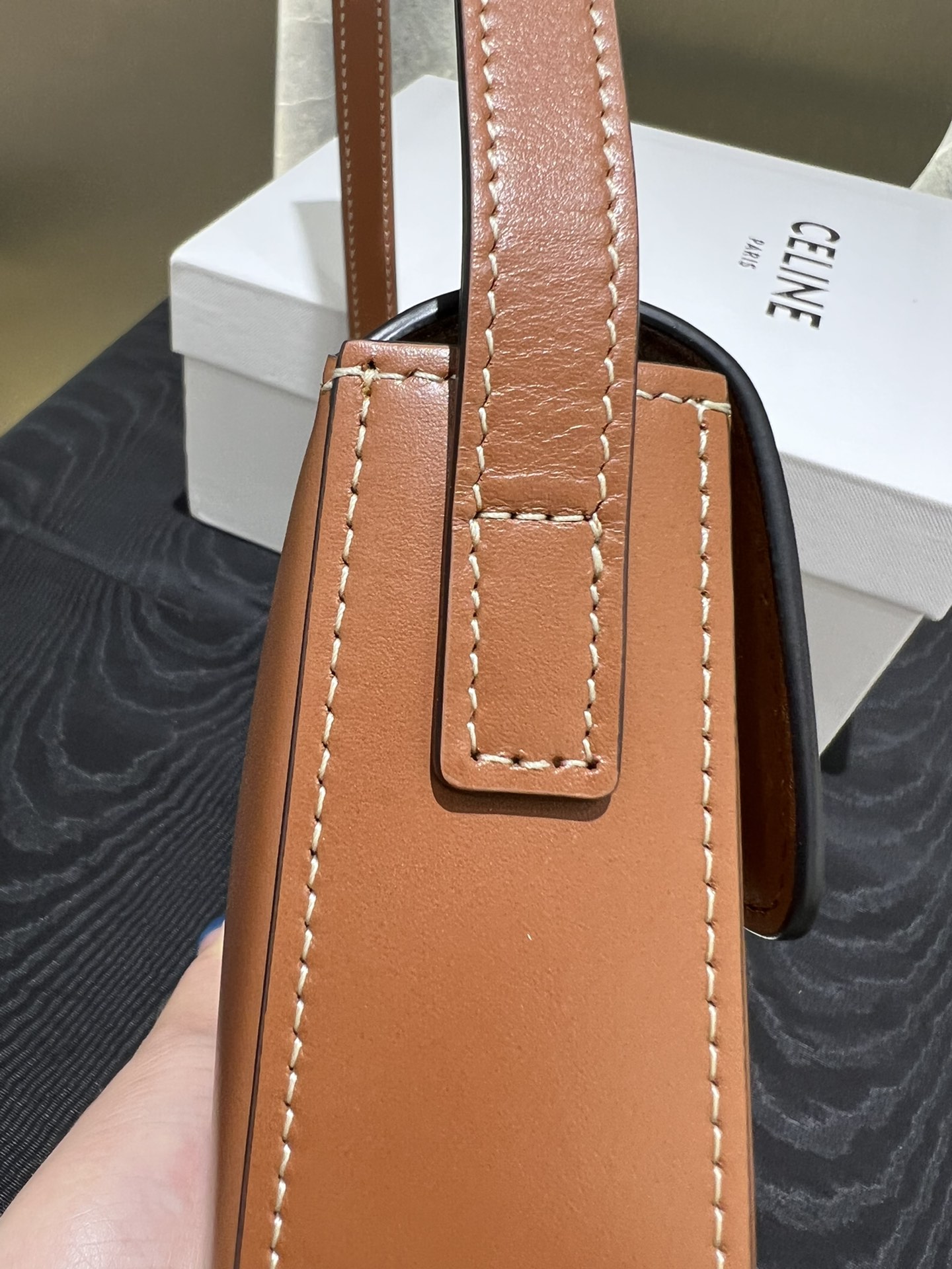Túi Xách Celine Nữ Claude 194143 Màu Nâu 
