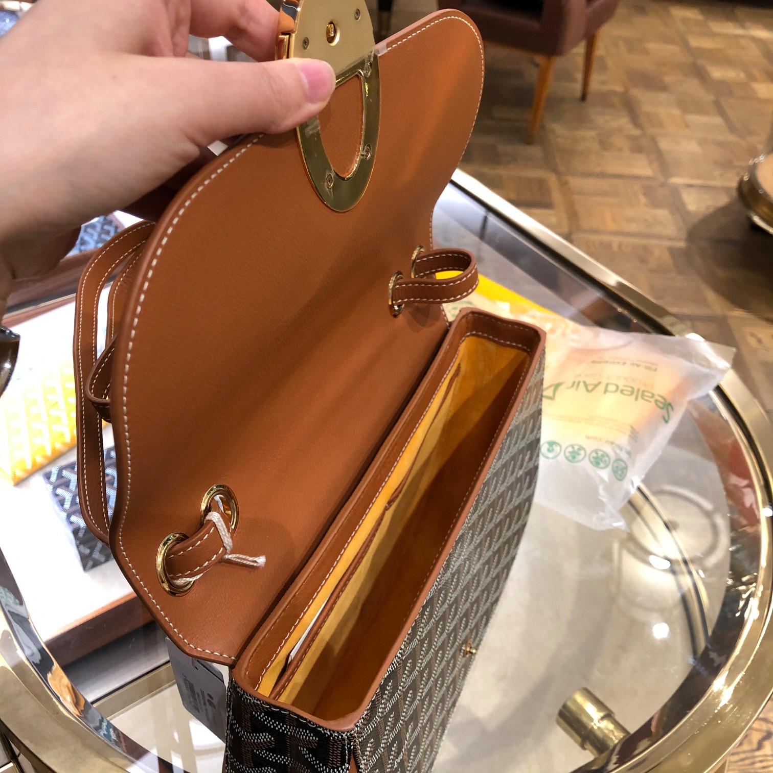  Goyard Saint Honore 1100(brown) 
