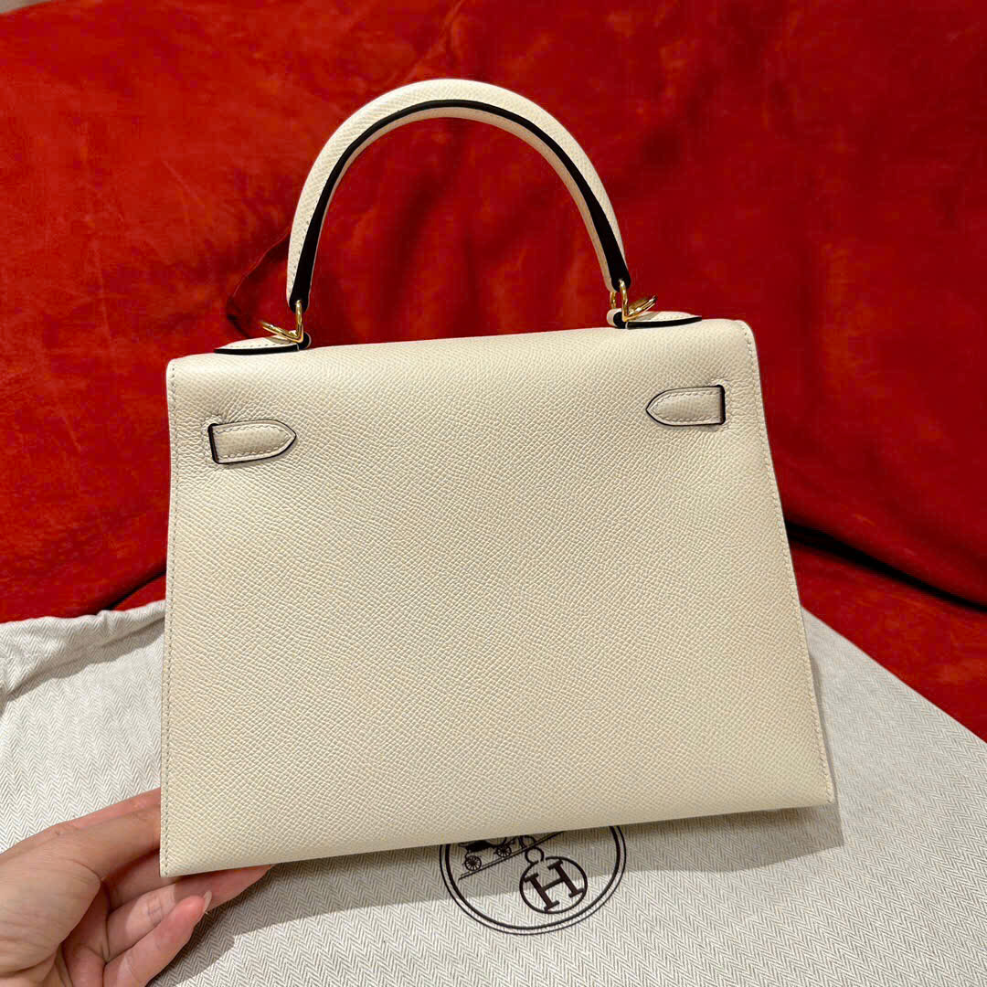 Túi Hermes Kelly Màu Trắng 