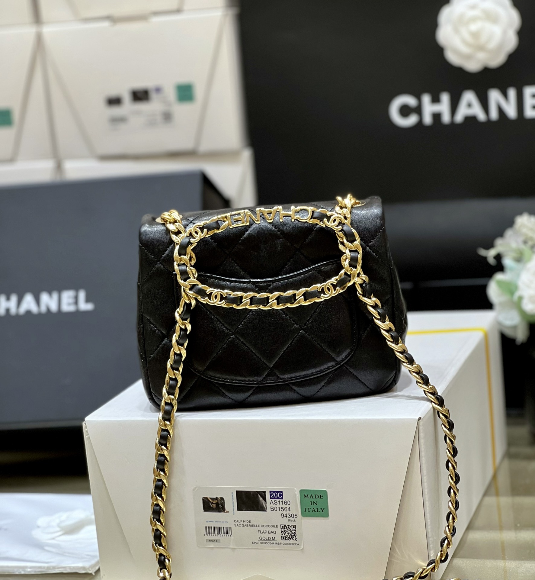 Túi Xách Chanel AP3748 Màu Đen 