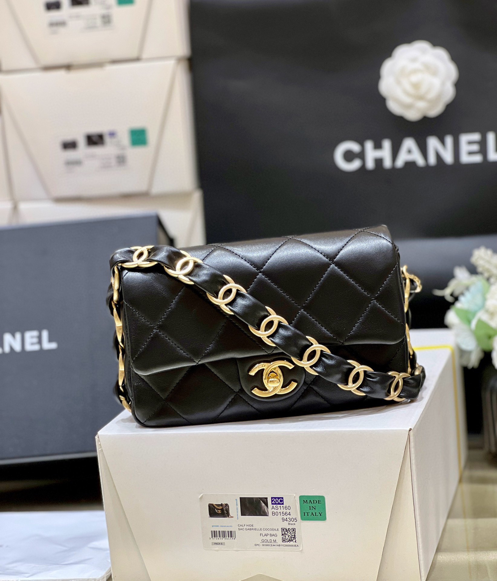 Túi Xách Chanel Bodin.joyeux AS5175 Màu Đen