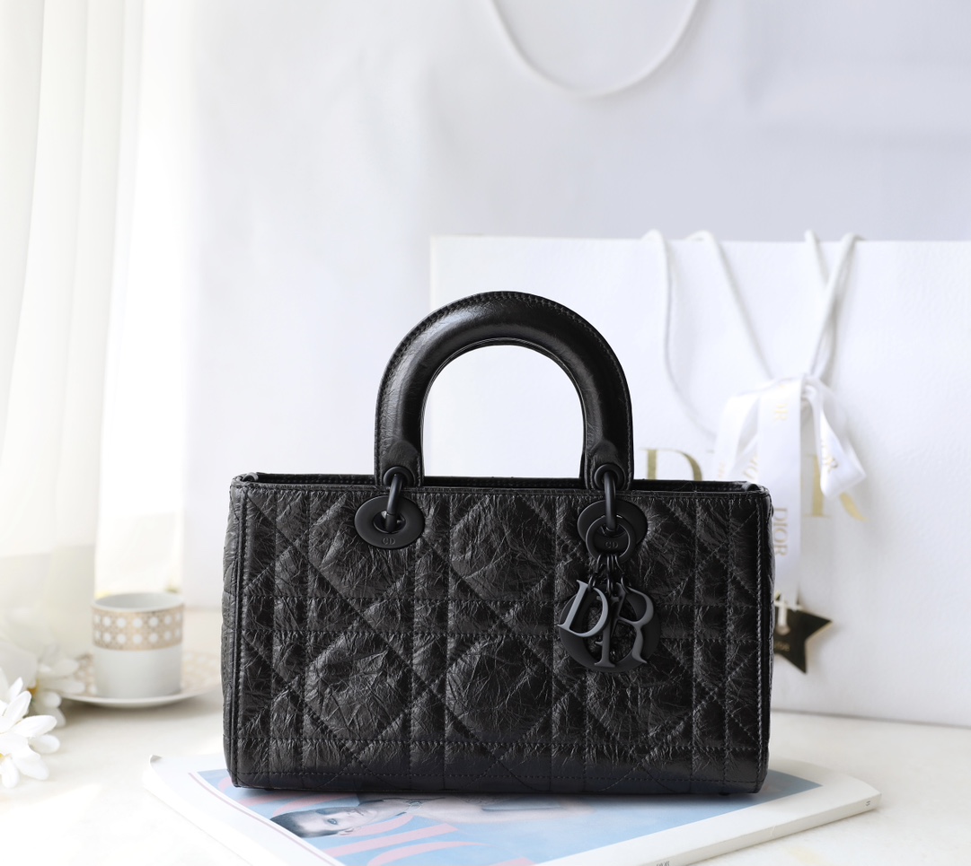 Túi Xách Nữ Dior Lady D-Sire Màu Đen 